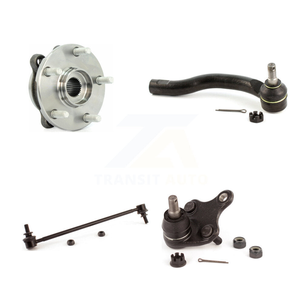 Bearing Lower Ball Joint Outer Tie Rod & Link Front Right Kit For Toyota RAV4 tC