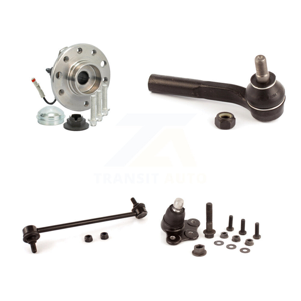 Hub Bearing Lower Ball Joint Outer Tie Rod Link Front Right Kit For Saturn Astra