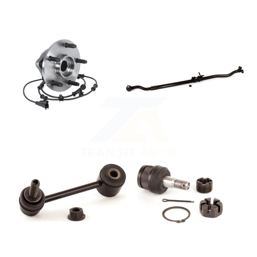 Bearing Lower Ball Joint Outer Tie Rod & Link Front Right Kit For Jeep Wrangler