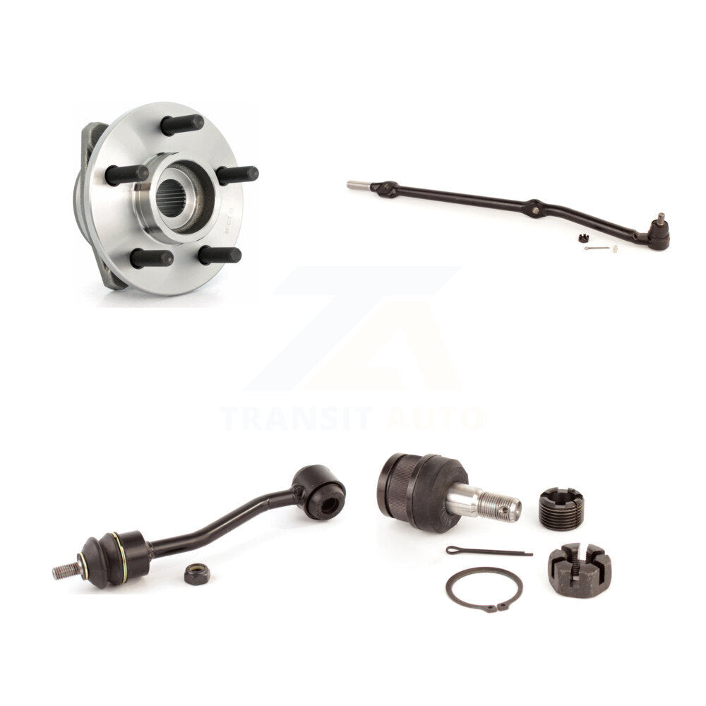 Bearing Lower Ball Joint Outer Tie Rod Link Front Right Kit For Jeep Wrangler TJ