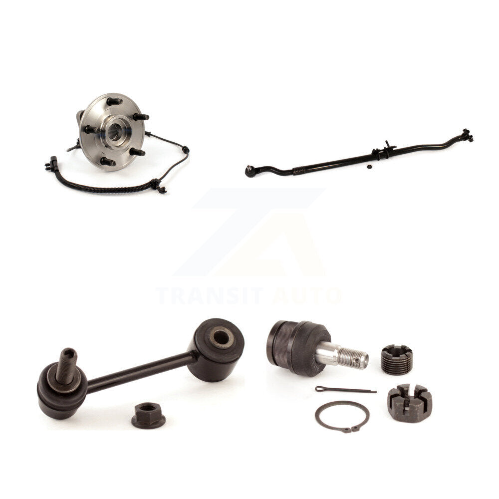 Bearing Lower Ball Joint Outer Tie Rod & Link Front Right Kit For Jeep Wrangler