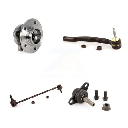 Hub Bearing Lower Ball Joint Outer Tie Rod & Link Front Right Kit For Volvo XC90