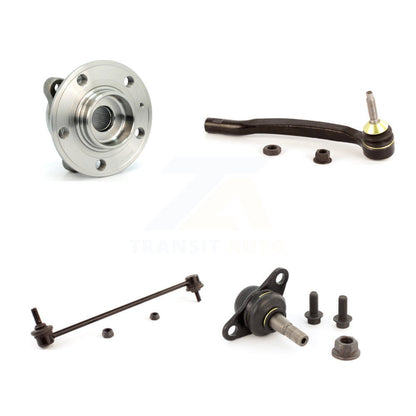 Hub Bearing Lower Ball Joint Outer Tie Rod & Link Front Right Kit For Volvo XC90