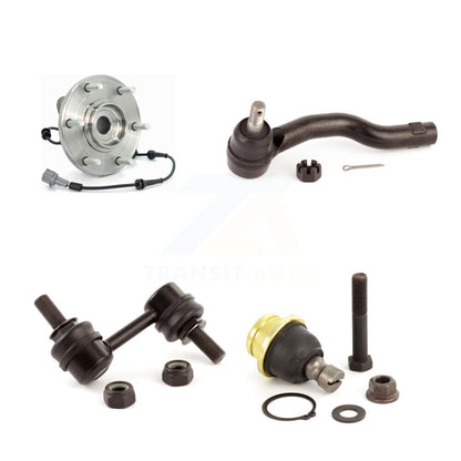 Hub Bearing Lower Ball Joint Outer Tie Rod Link Front Right Kit For Nissan TITAN