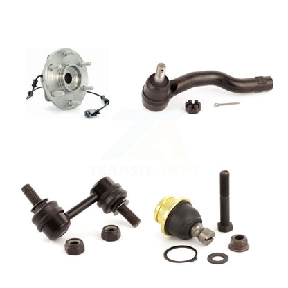 Hub Bearing Lower Ball Joint Outer Tie Rod Link Front Right Kit For Nissan TITAN