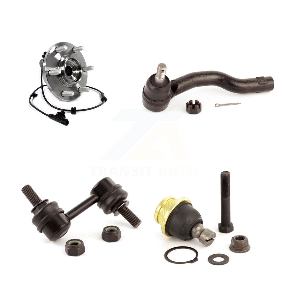 Bearing Lower Ball Joint Outer Tie Rod & Link Front Right Kit For INFINITI QX80