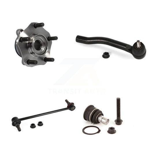 Bearing Lower Ball Joint Outer Tie Rod & Link Front Right Kit For Nissan Sentra
