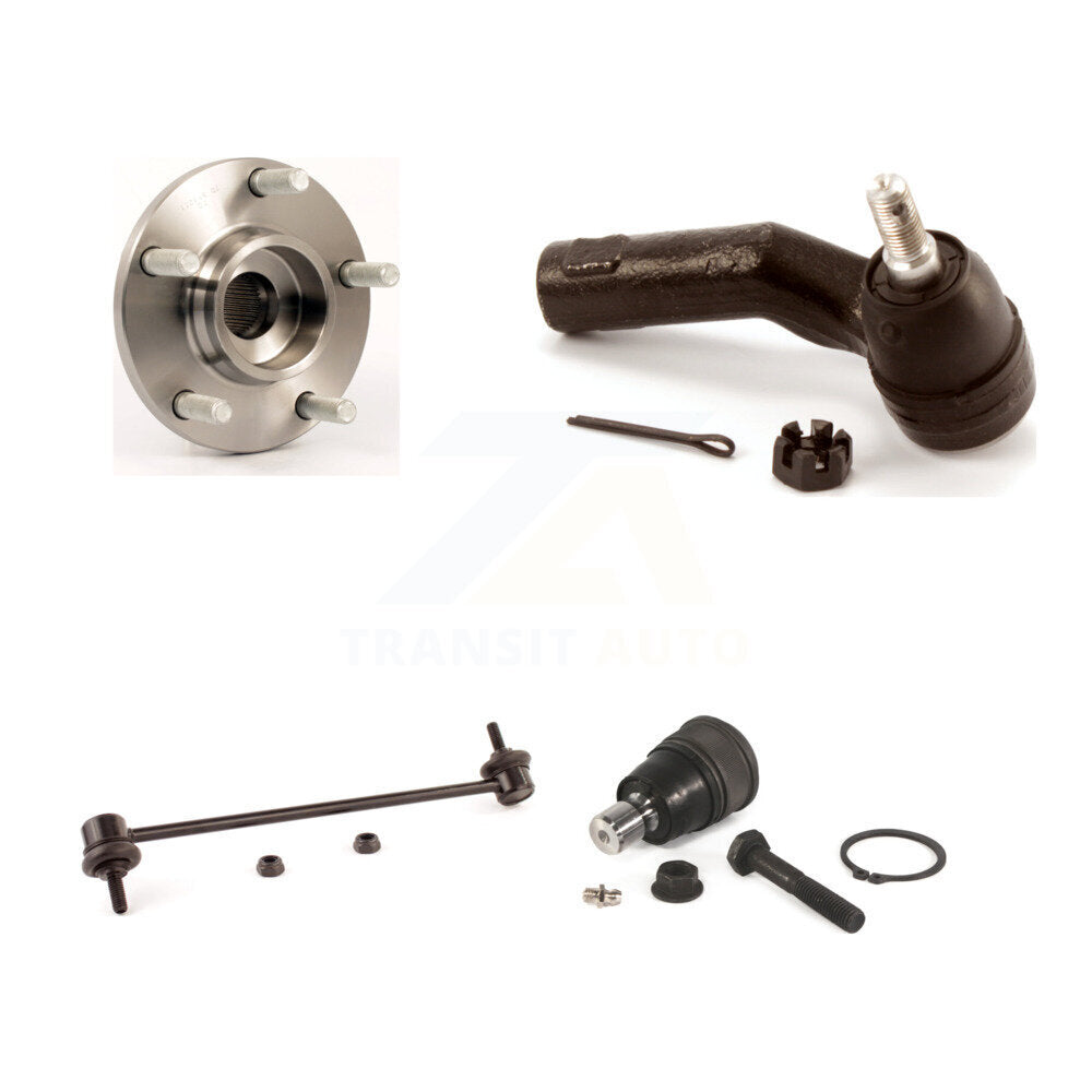Bearing Lower Ball Joint Outer Tie Rod Sway Bar Link Front Right Kit For Mazda 3