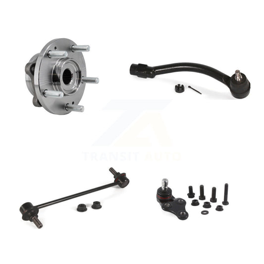 Bearing Lower Ball Joint Outer Tie Rod & Link Front Right Kit For 17-19 Kia Soul