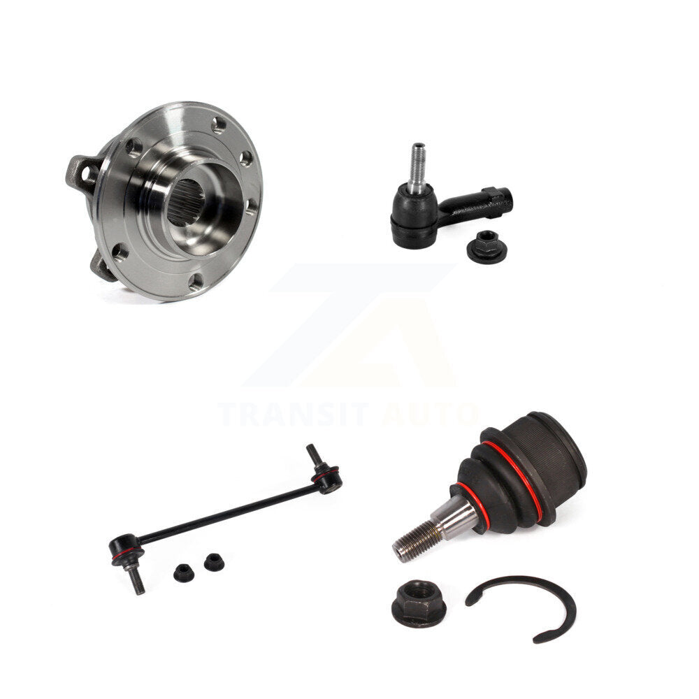 Bearing Lower Ball Joint Outer Tie Rod & Link Front Right Kit For Jeep Cherokee