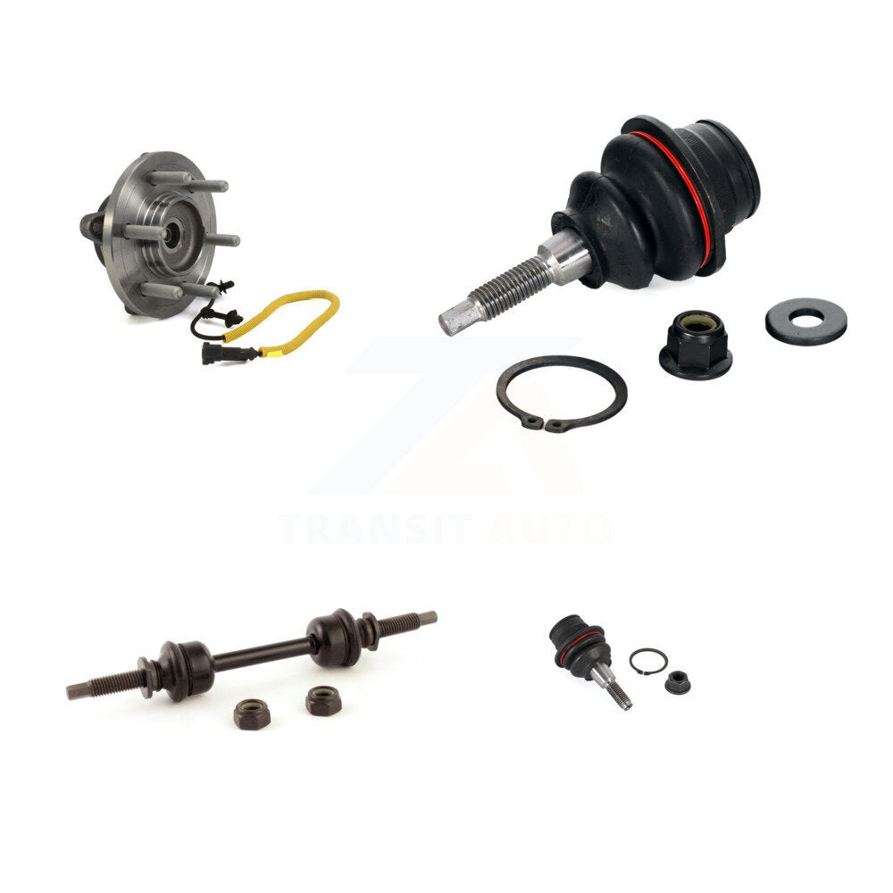 Bearing Upper Lower Ball Joint Sway Bar Stabilizer Link Front Kit For Ford F-150