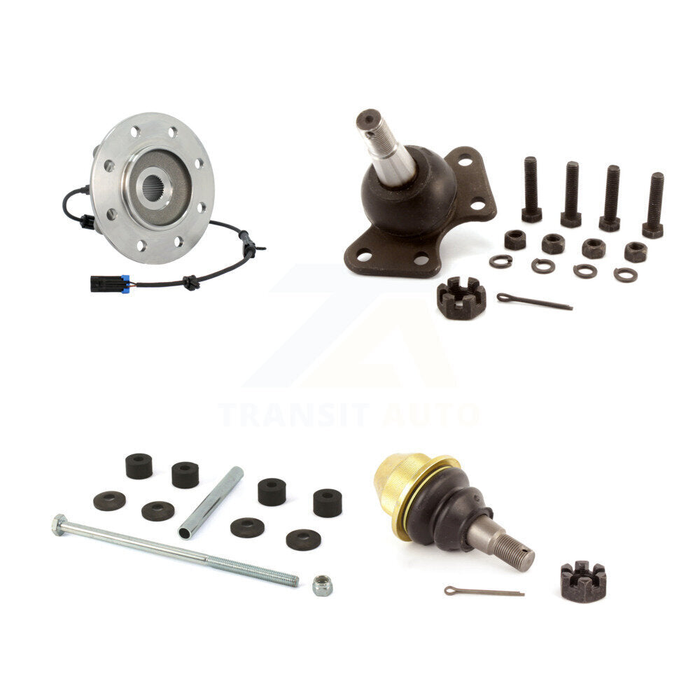 Bearing Upper Lower Ball Joint & Sway Bar Link Front Kit For K3500 Chevrolet GMC