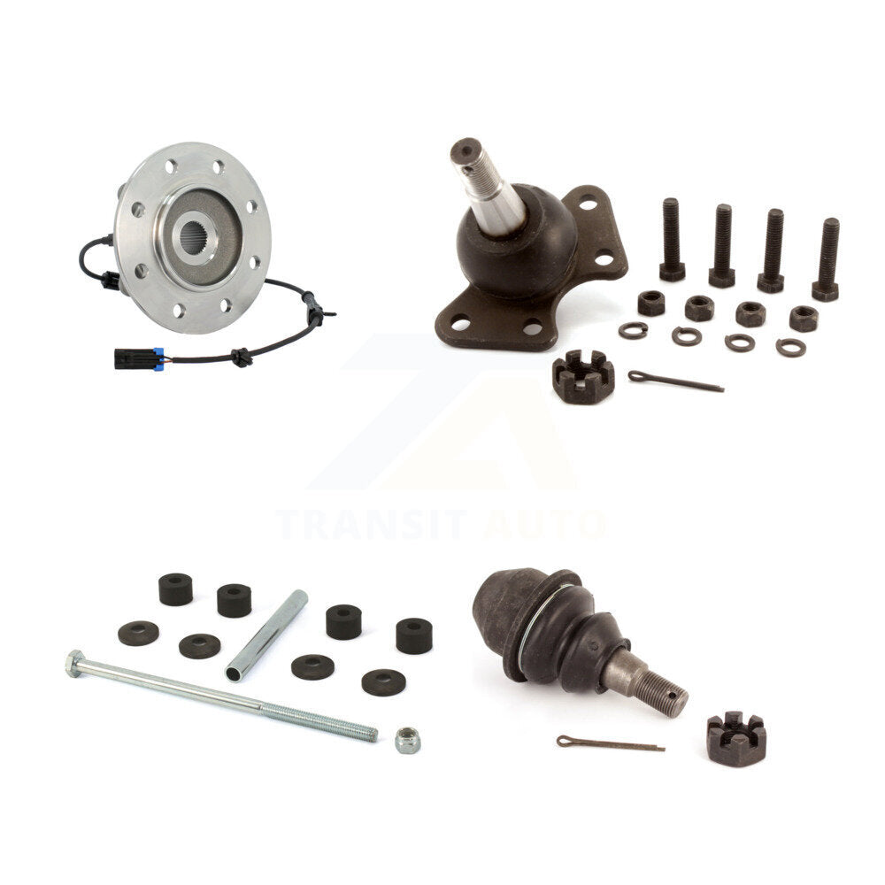 Bearing Upper Lower Ball Joint Link Front Kit For 1996-2000 K3500 Chevrolet GMC