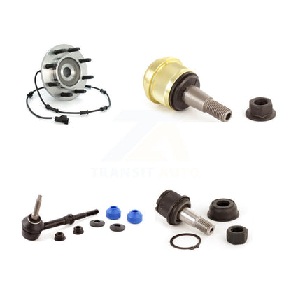 Hub Bearing Upper Lower Ball Joint & Link Front Kit For Dodge Ram 3500 2500 4WD