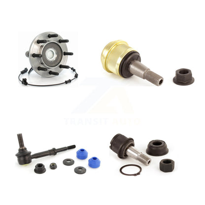 Hub Bearing Upper Lower Ball Joint & Sway Bar Link Front Kit For Dodge Ram 3500