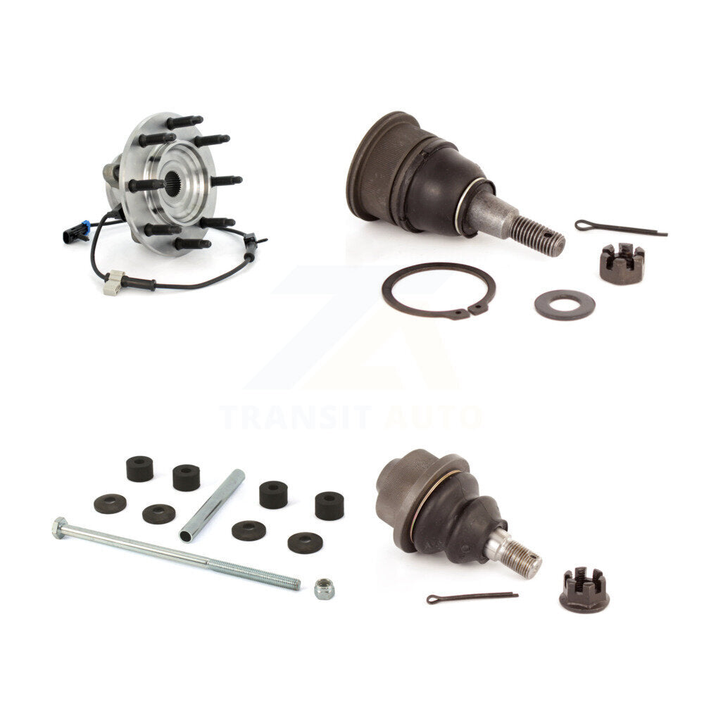 Bearing Upper Lower Ball Joint & Link Front Kit For GMC Chevrolet Sierra 2500 HD
