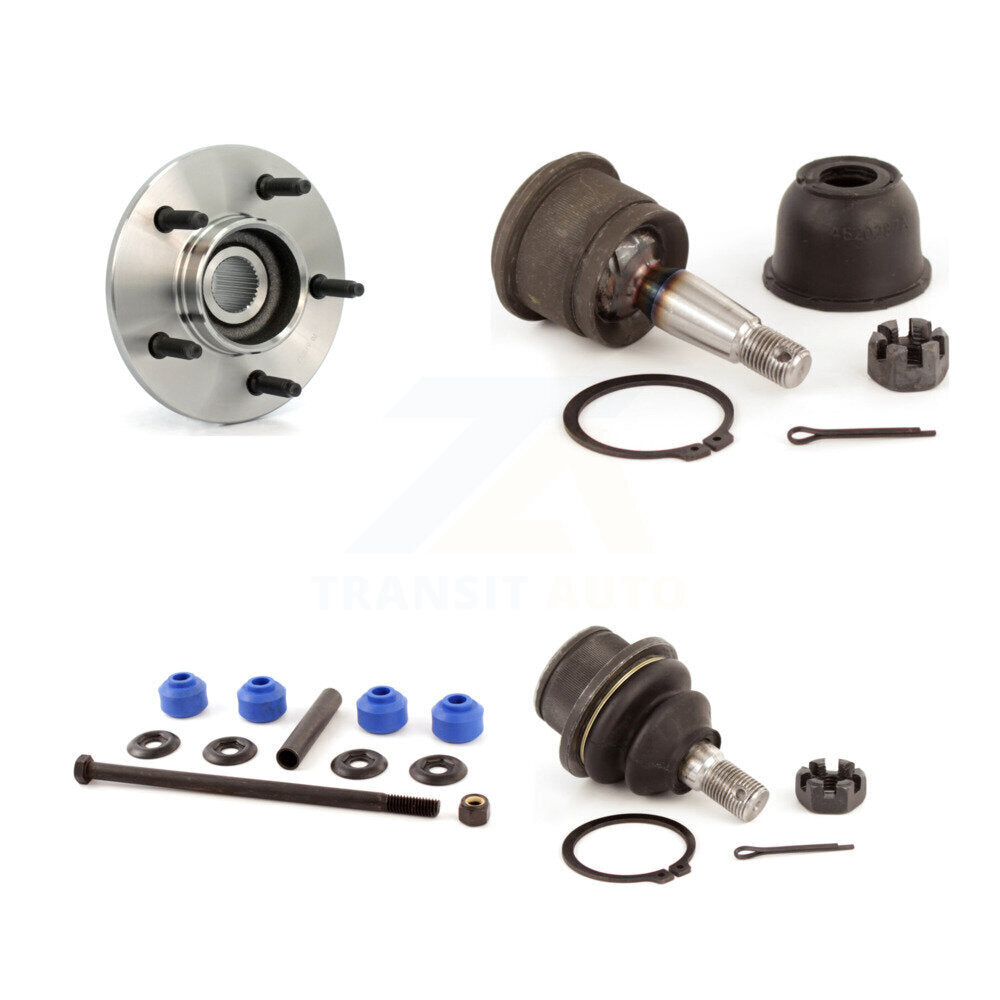 Bearing Upper Lower Ball Joint Sway Bar Stabilizer Link Front Kit For Ford F-150