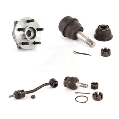 Hub Bearing Upper Lower Ball Joint Sway Bar Link Front Kit For Jeep Wrangler TJ