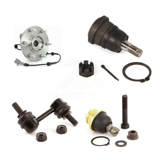 Bearing Upper Lower Ball Joint & Link Front Kit For Nissan TITAN Armada INFINITI