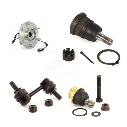 Hub Bearing Upper Lower Ball Joint Link Front Kit For Nissan TITAN INFINITI QX56