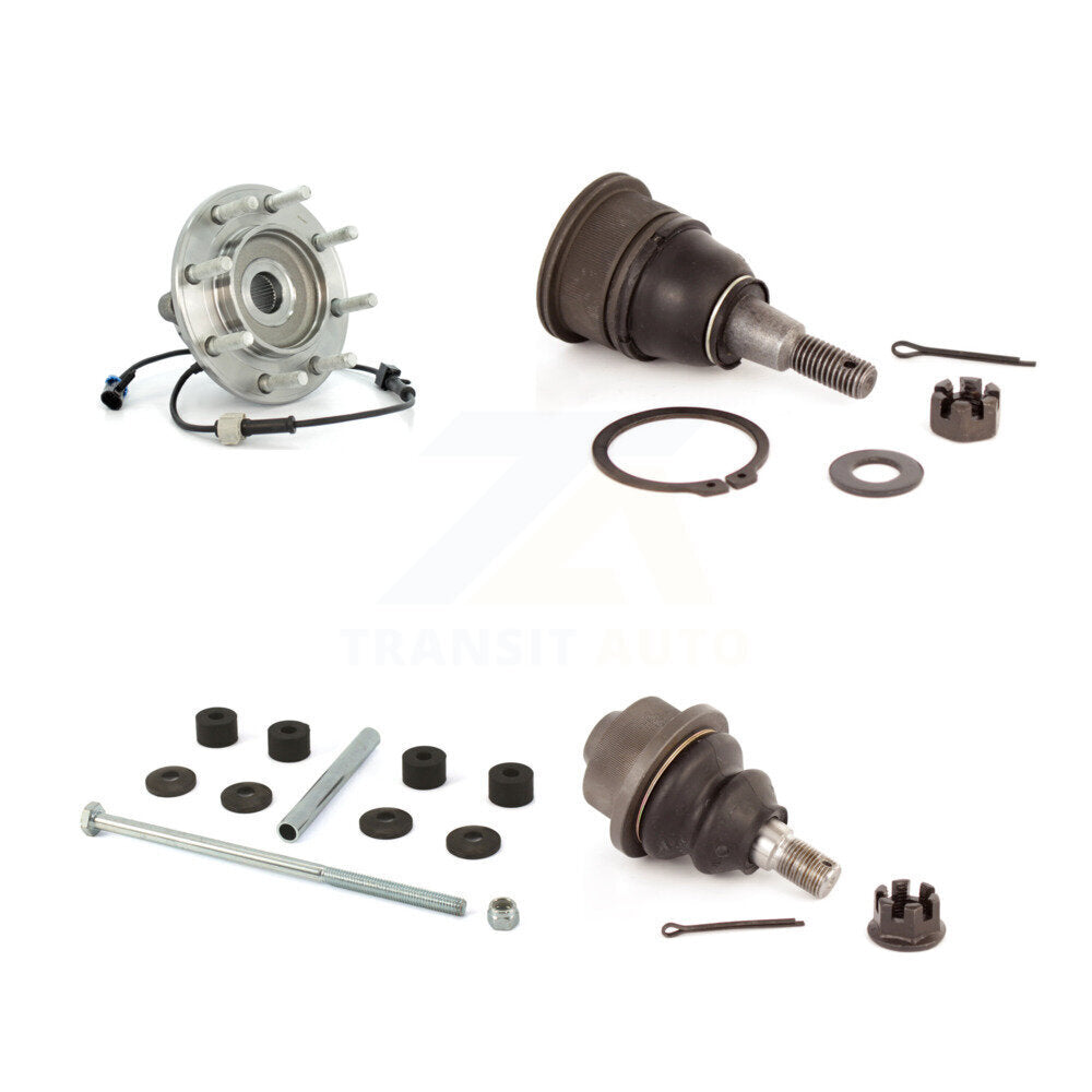 Bearing Upper Lower Ball Joint Link Front Kit For Chevrolet GMC Sierra 3500 RWD