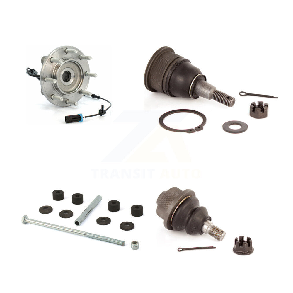Bearing Upper Lower Ball Joint & Link Front Kit For GMC Sierra 3500 HD Chevrolet