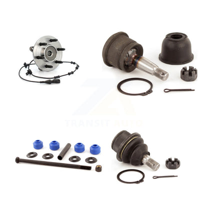 Hub Bearing Upper Lower Ball Joint & Link Front Kit For Ford Expedition Lincoln