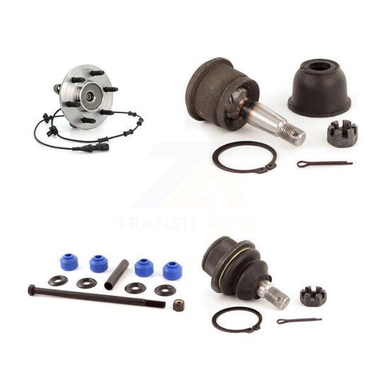Hub Bearing Upper Lower Ball Joint & Link Front Kit For Ford Expedition Lincoln