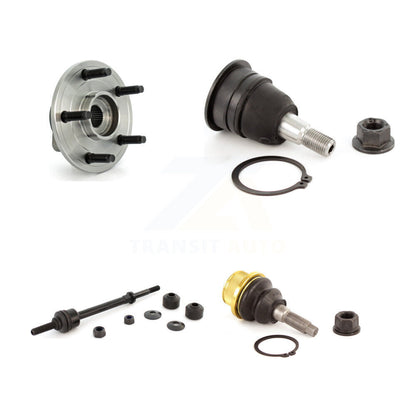 Hub Bearing Upper Lower Ball Joint & Sway Bar Link Front Kit For Dodge Ram 1500