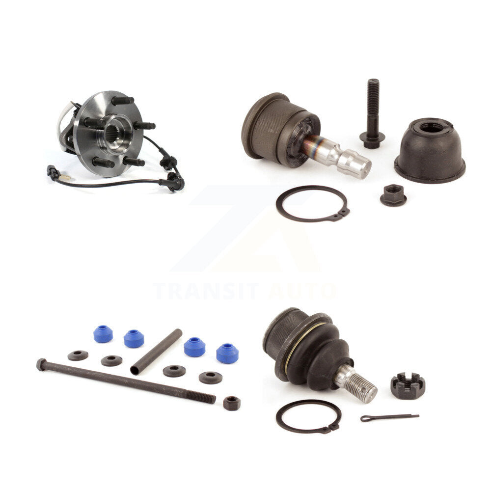 Hub Bearing Upper Lower Ball Joint & Link Front Kit For Ford Ranger Mazda B4000