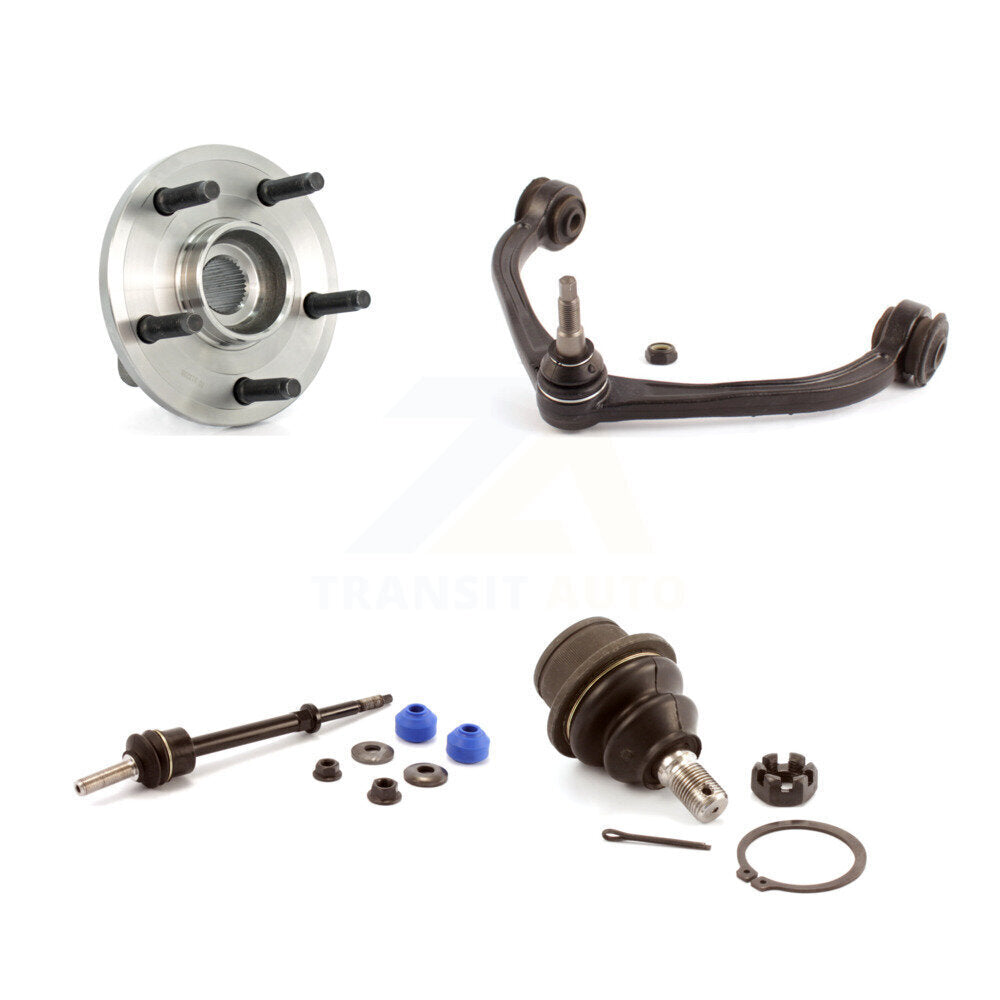Hub Bearing Lower Ball Joint Upper Control Arm & Link Front Kit For Dodge Dakota