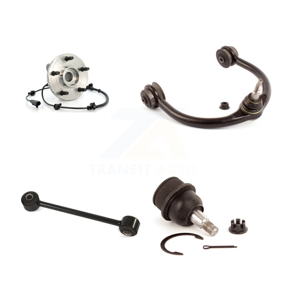 Hub Bearing Lower Ball Joint Upper Arm & Link Front Kit For Jeep Grand Cherokee