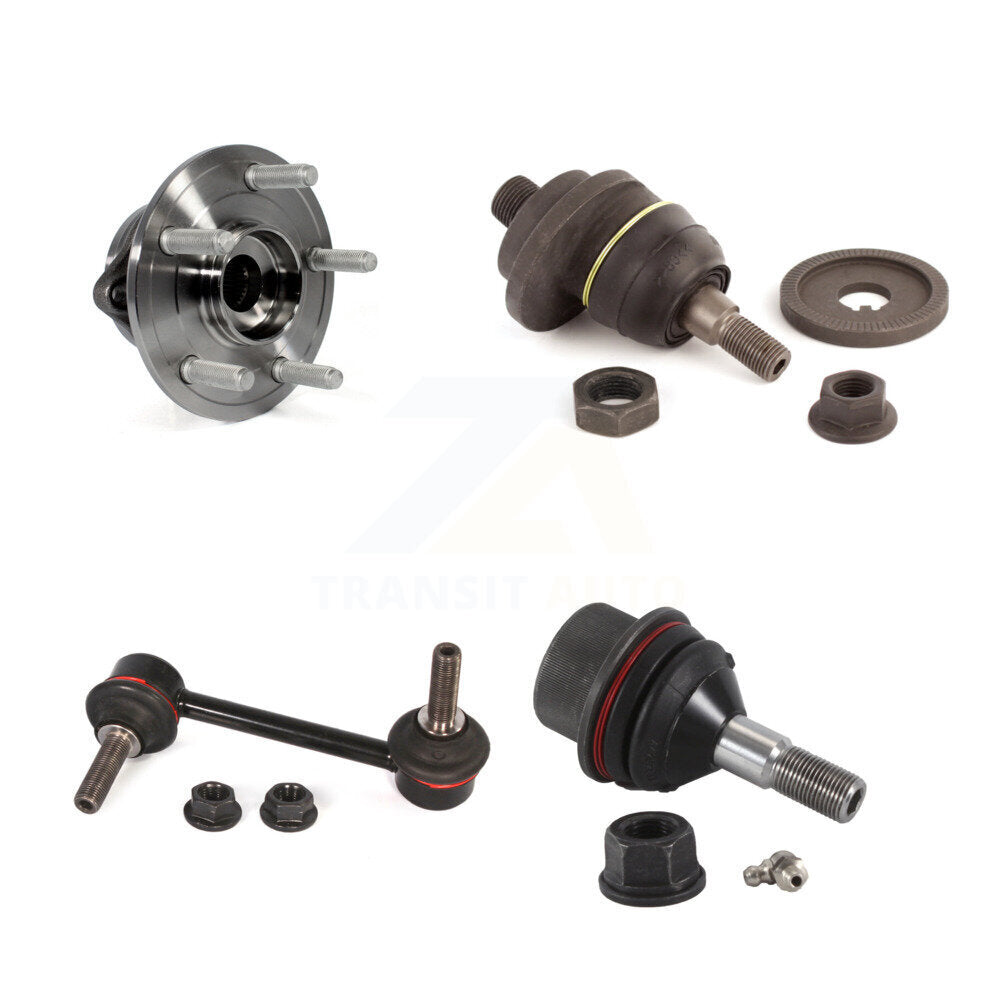 Hub Bearing Upper Lower Ball Joint Link Front Right Kit For Jeep Grand Cherokee