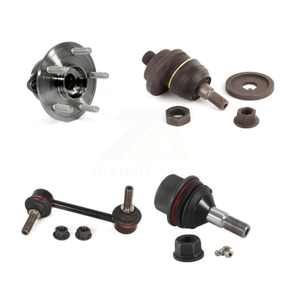 Hub Bearing Upper Lower Ball Joint Link Front Right Kit For Jeep Grand Cherokee