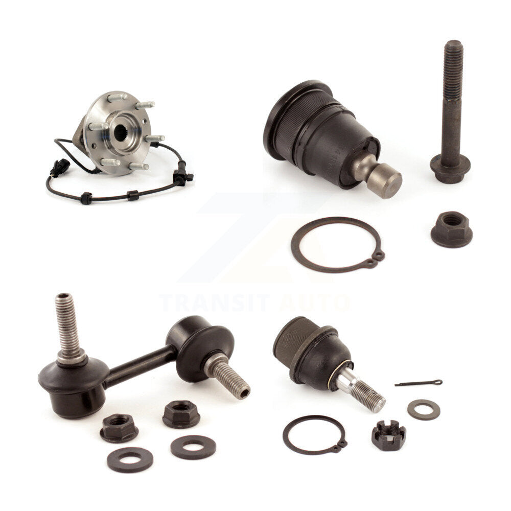 Bearing Upper Lower Ball Joint & Link Front Right Kit For GMC Chevrolet Envoy XL