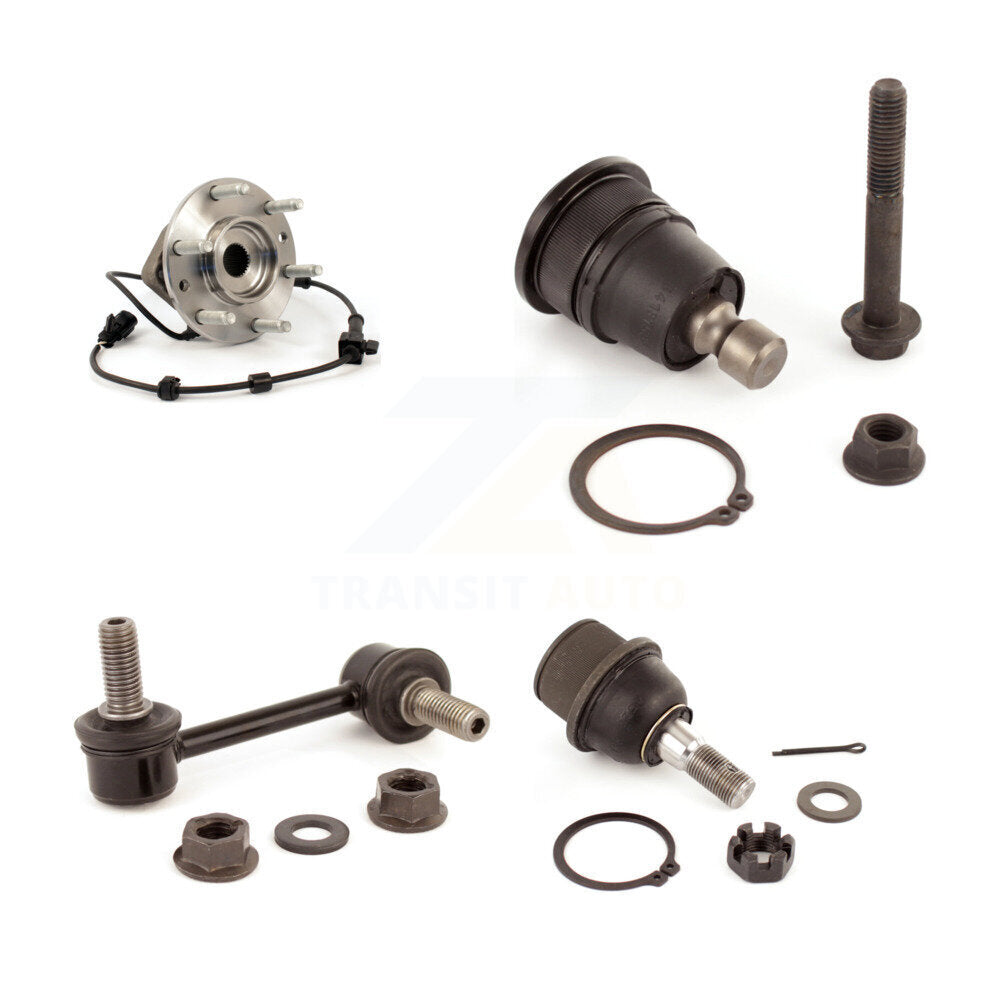 Bearing Upper Lower Ball Joint & Link Front Right Kit For Chevrolet GMC Envoy XL