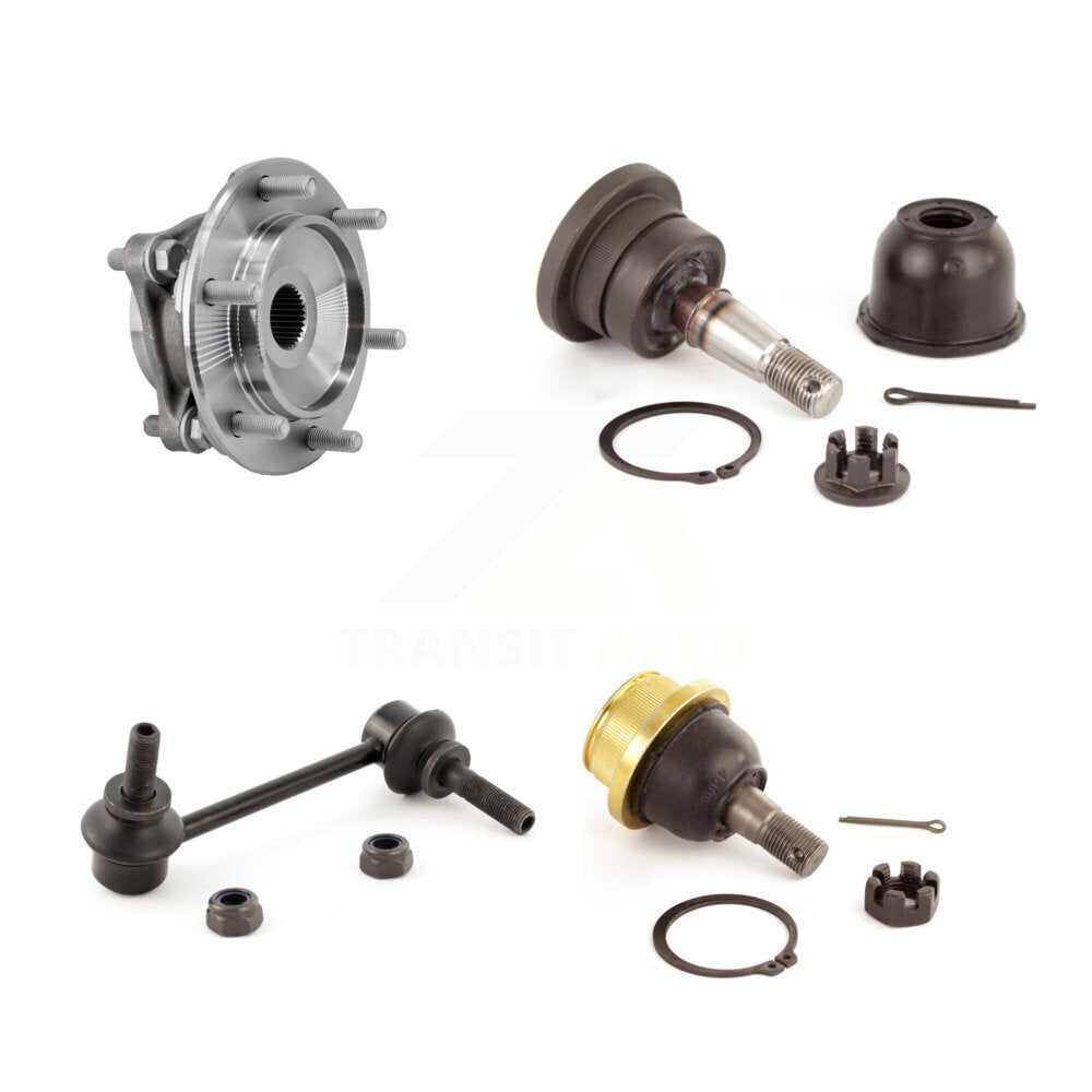 Bearing Upper Lower Ball Joint Link Front Right Kit For 05-23 Toyota Tacoma 4WD
