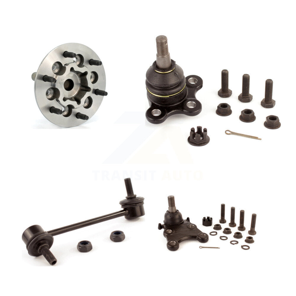 Bearing Upper Lower Ball Joint & Link Front Right Kit For Chevrolet Colorado GMC