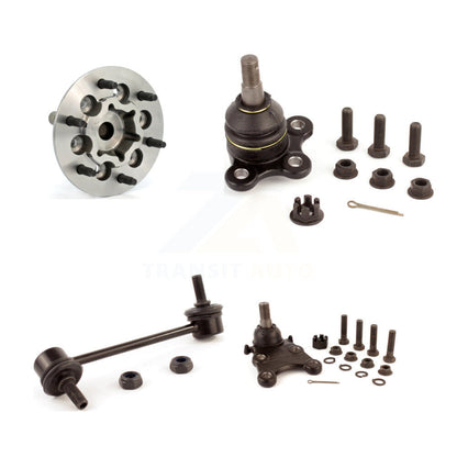 Bearing Upper Lower Ball Joint & Link Front Right Kit For Chevrolet Colorado GMC
