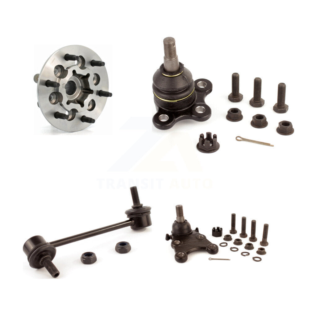 Bearing Upper Lower Ball Joint & Link Front Right Kit For Chevrolet Colorado GMC