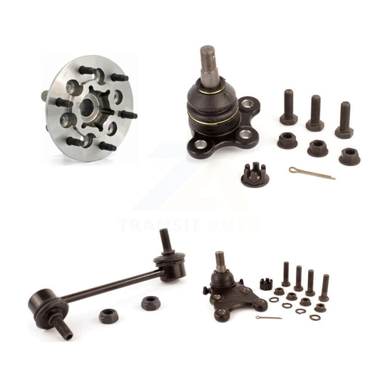 Bearing Upper Lower Ball Joint & Link Front Right Kit For Chevrolet Colorado GMC