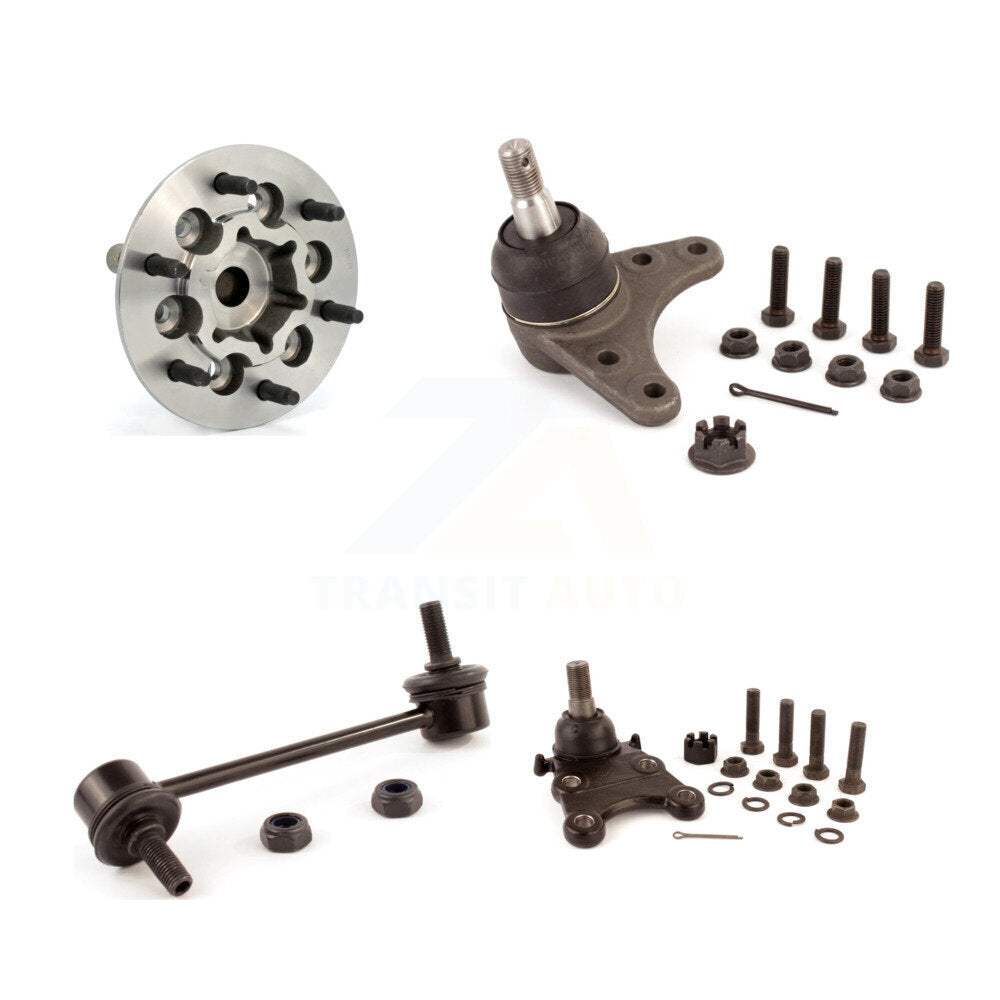 Bearing Upper Lower Ball Joint & Link Front Right Kit For Chevrolet Colorado GMC