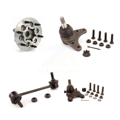 Hub Bearing Upper Lower Ball Joint Sway Bar Link Front Right Kit For GMC Canyon