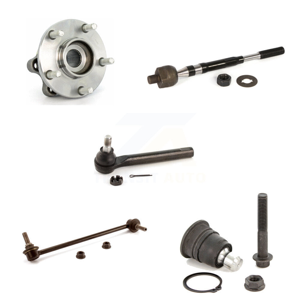 Bearing Lower Ball Joint Tie Rod & Link Front Right Kit (5Pc) For Nissan Murano