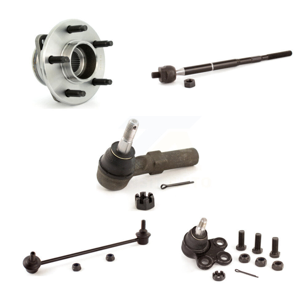 Bearing Lower Ball Joint Tie Rod Link Front Right Kit (5Pc) For Pontiac Torrent