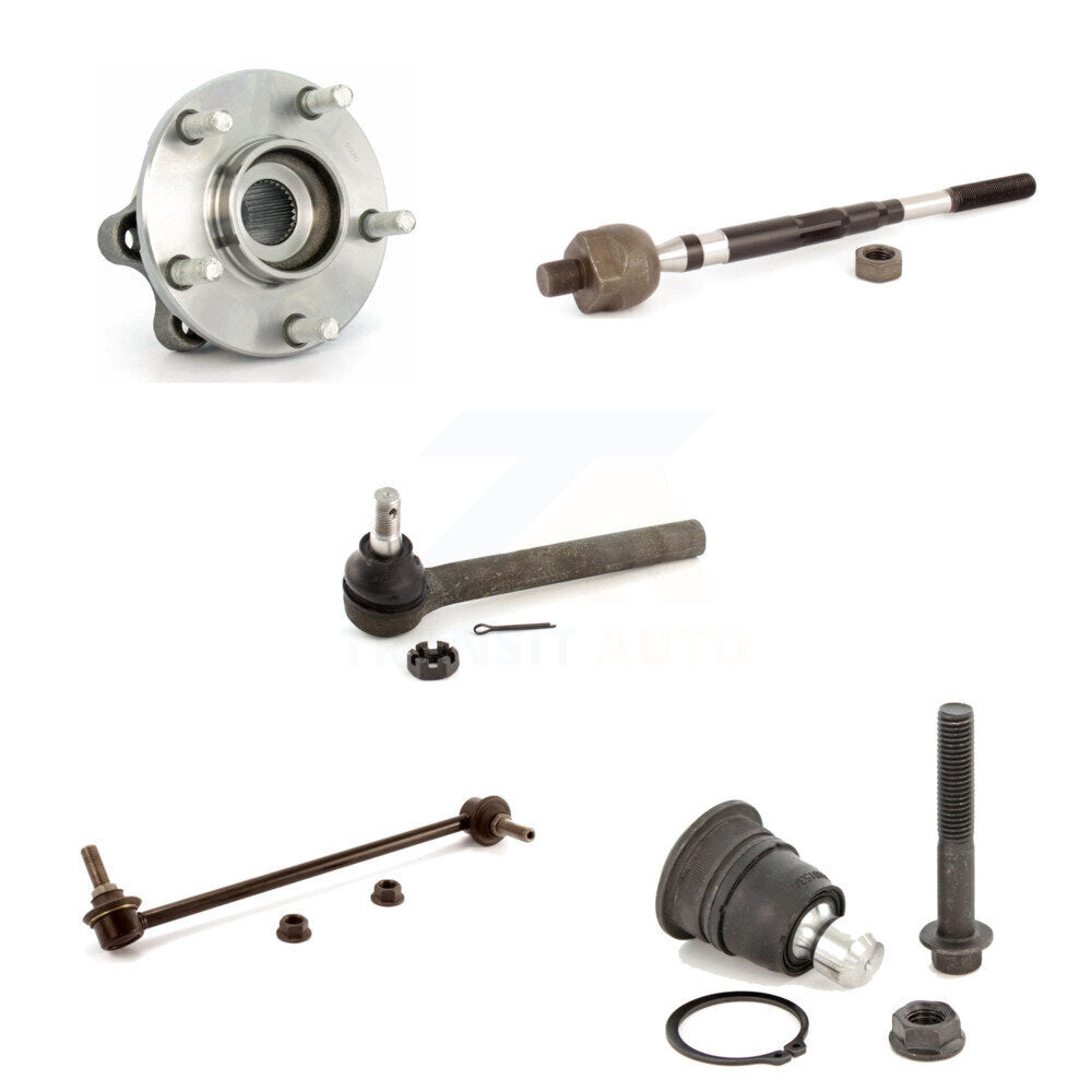 Bearing Lower Ball Joint Tie Rod & Link Front Right Kit (5Pc) For Nissan Murano