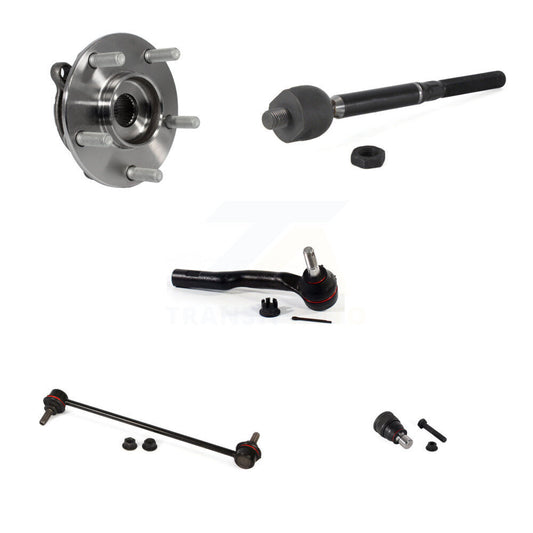 Bearing Lower Ball Joint Tie Rod & Link Front Right Kit (5Pc) For Mazda 3 Sport