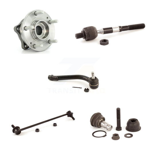 Bearing Lower Ball Joint Tie Rod Link Front Right Kit (5Pc) For Hyundai Santa Fe