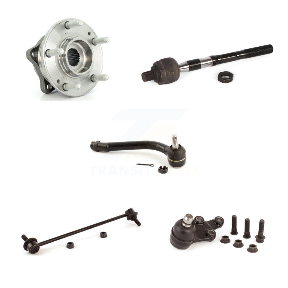 Bearing Lower Ball Joint Tie Rod Link Front Right Kit (5Pc) For Hyundai Veracruz