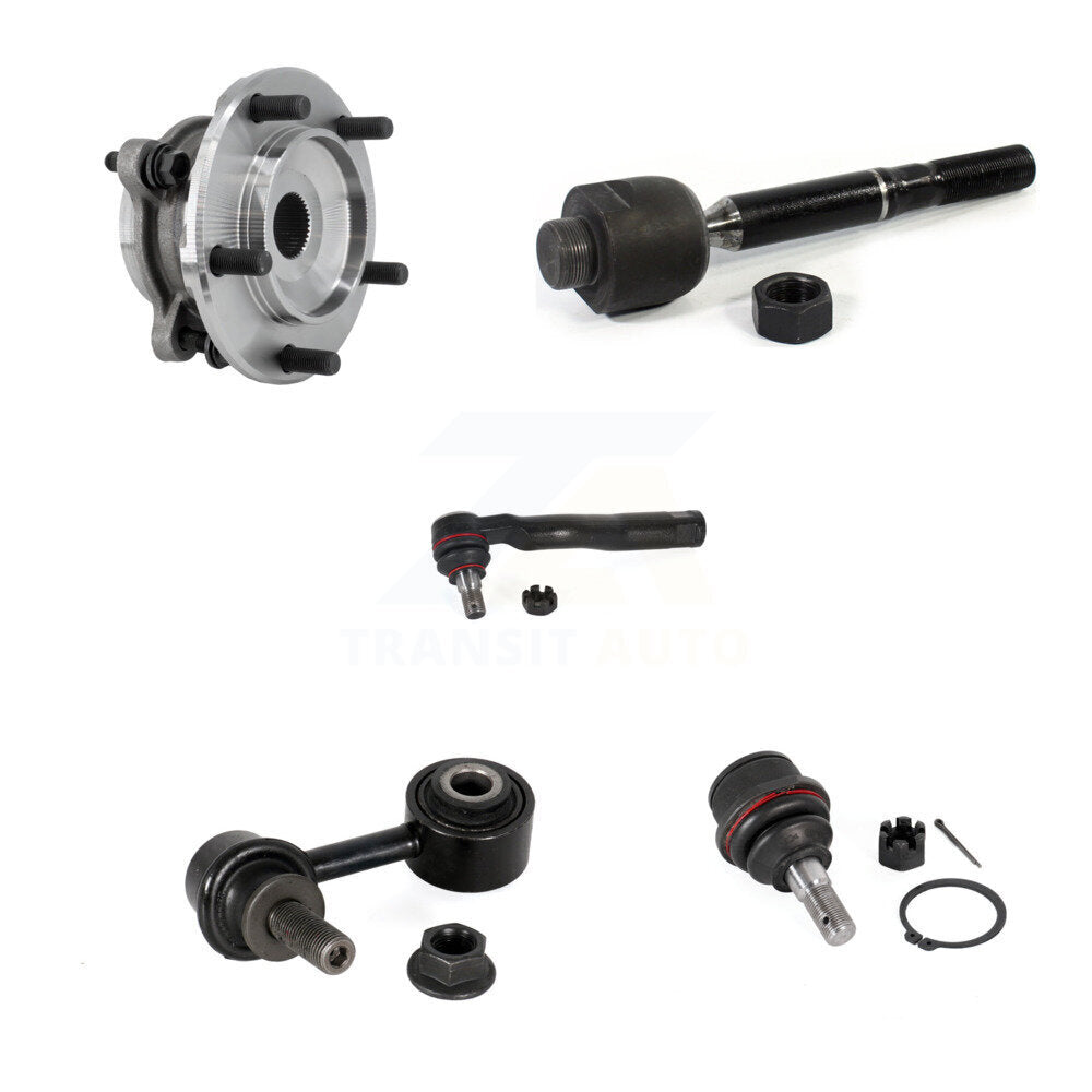 Bearing Lower Ball Joint Tie Rod & Link Front Right Kit (5Pc) For Toyota Tundra